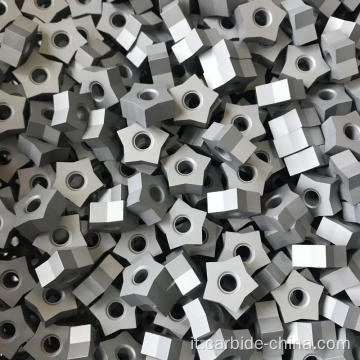 Inserti di taglio in pietra in marmo a forma di stella